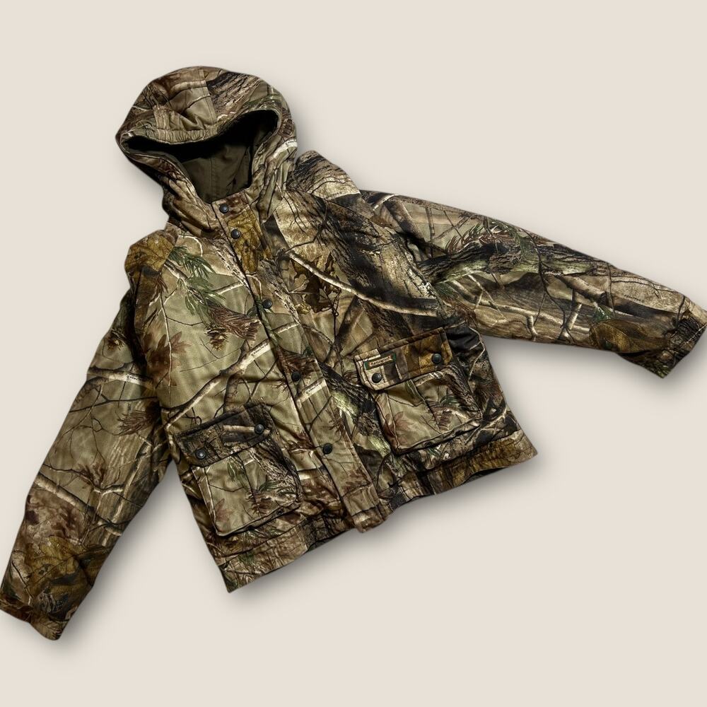 Remington Youth 20/22 Camo Hunting Jacket Hooded Heavy Insulated B2 / V10